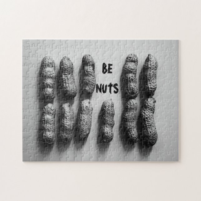 "Be Nuts" Peanut Art Photograph Jigsaw Puzzle (Horizontal)
