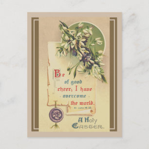Be Of Good Cheer Holiday Postcard