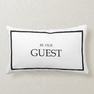 Be Our Guest Bedroom Throw Pillow