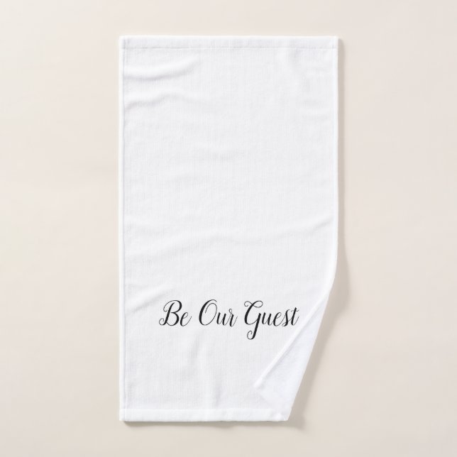 "Be Our Guest" Hand Towel (Hand Towel)