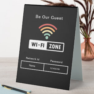 Be Our Guest Wedding WIFI Information Password