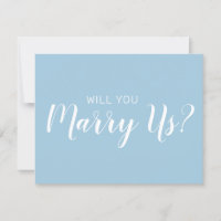 Be Our Officiant | Wedding Marry Us Dusty Blue