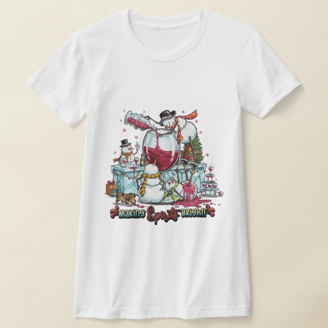 Be part of the 'Making Spirits Bright' movement T-Shirt (Laydown)