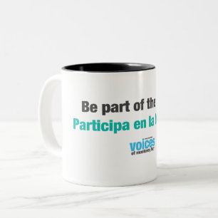 Be part of the story bilingual mug