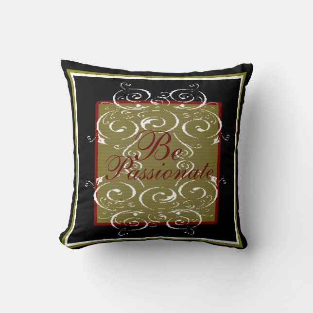 Be Passionate Cushion (Front)