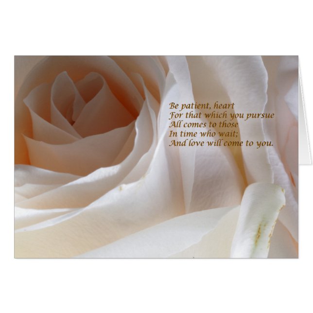 Be Patient Heart - Rose (Front Horizontal)