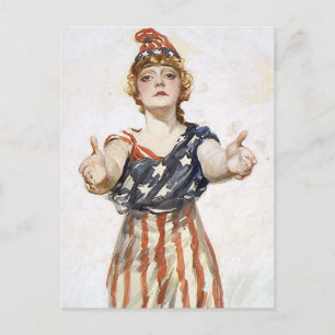 Be Patriotic-1917 Postcard