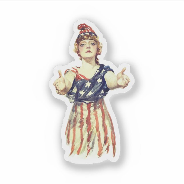 Be Patriotic vintage poster (Front)