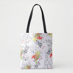 Be-Paws We Care Tote Bag