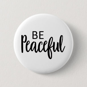 Be Peaceful Gospel Graphics Aesthetic Christian 6 Cm Round Badge
