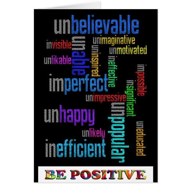 Be Positive (Front)