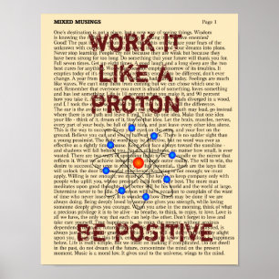 BE POSITIVE -- Art print
