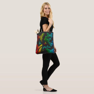 Be Positive Butterfly Tote Bag
