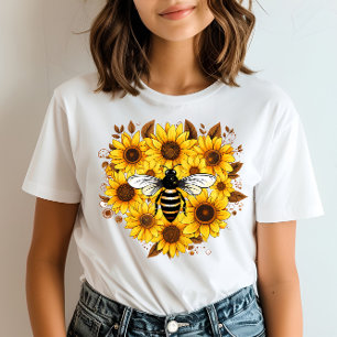Be positive floral  T-Shirt