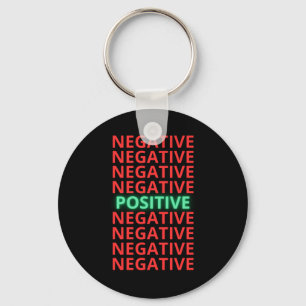 Be Positive Good Vibes Self Love Happiness Sticker Key Ring