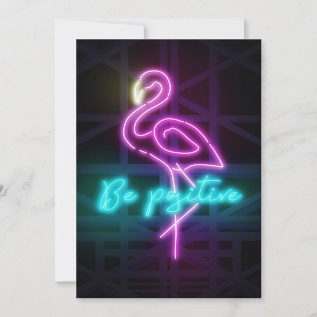 Be positive Neon Art (Front)