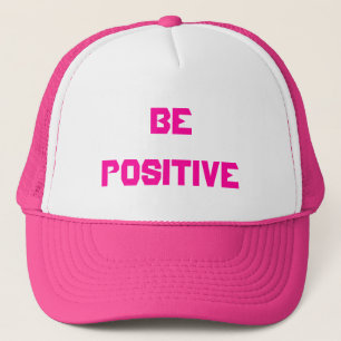 Be positive pink hat