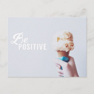 Be Positive Postcard