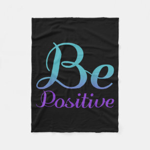 Be Positive Prevention Design Fleece Blanket
