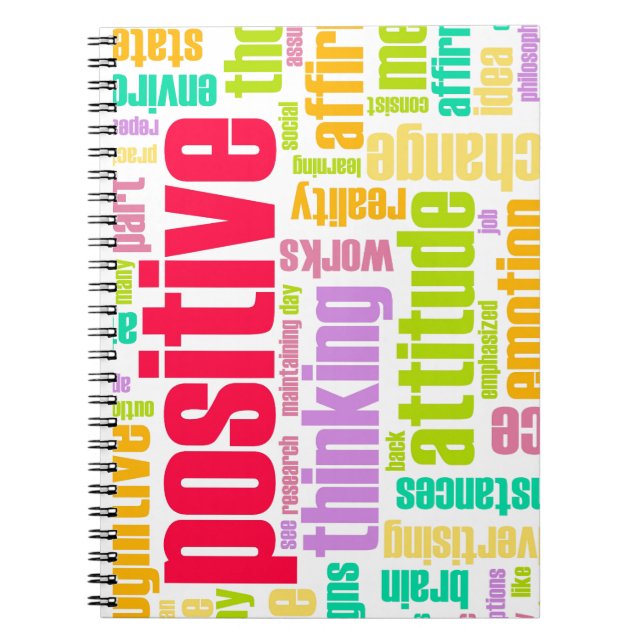 Be Positive! Stay Positive! Notebook (Front)