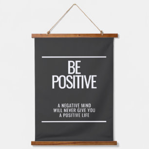 Be Positive Wall Tapestry 