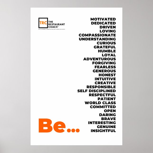 Be Poster (Front)