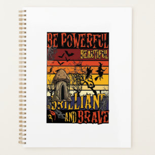 Be Powerful Beautiful Brilliant Halloween Mushroom Planner