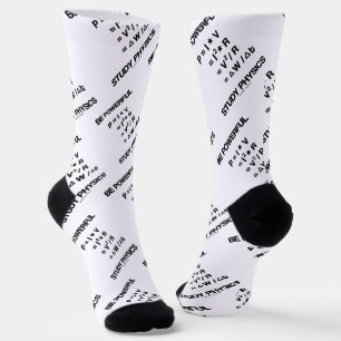 Be Powerful Power Equations Study Physics Socks