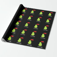 Be Pre-Pear-ed Funny Pear In Rain Pun Dark BG