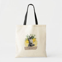 Be present in the now - vintage good vibes tote ba