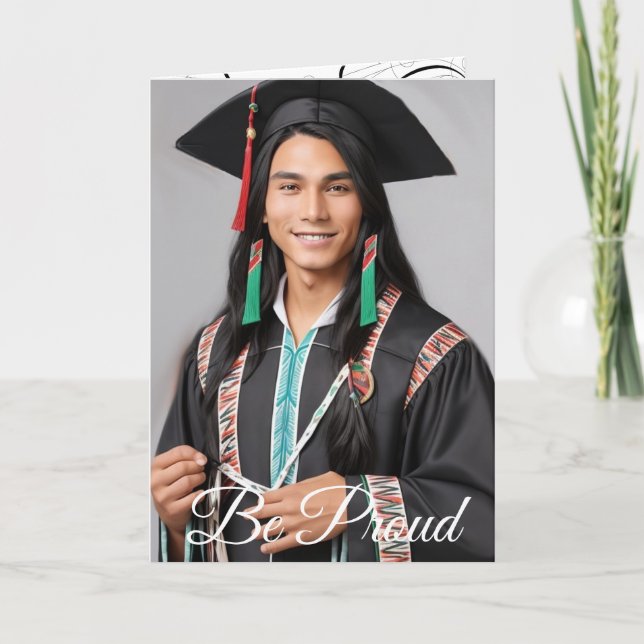 Be Proud Graduation Card (8) Holiday Card (Front)