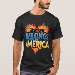Be Proud of America – Stand Tall, Shine Bright" T-Shirt