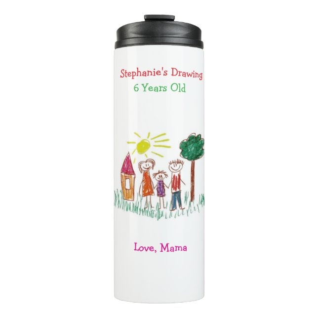Be proud of your child add artwork to this cute thermal tumbler (Front)