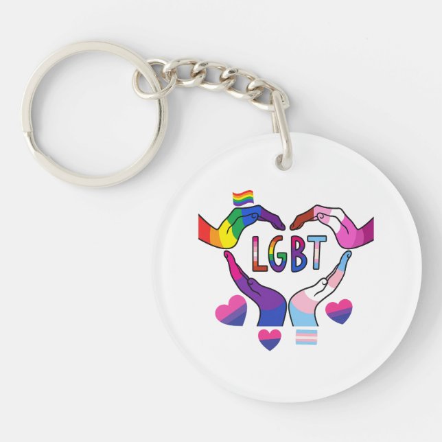 Be proud of yourself  key ring (Front)