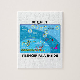 Be Quiet! Silencer RNA Inside (Molecular Biology) Jigsaw Puzzle