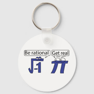 Be Rational! Get Real! Key Ring