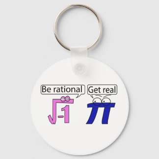 Be Rational! Get Real! Key Ring