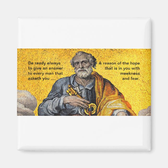 Be ready always - Saint Peter - Magnet (Front)