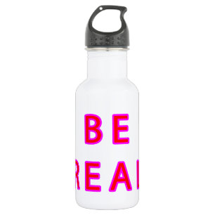 BE REAL jGibney The MUSEUM Zazzle Gifts 532 Ml Water Bottle