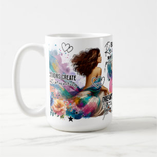 Be Real Not Perfect Inspirational Coffee Mug