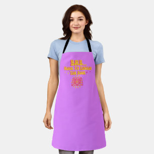 Be Right Back, Have To Finish The Book  Apron