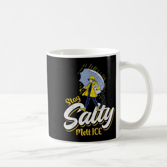 Be salty melt ice  coffee mug (Right)