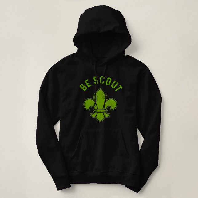 Be Scout design for scouting enthusiasts Hoodie (Design Front)
