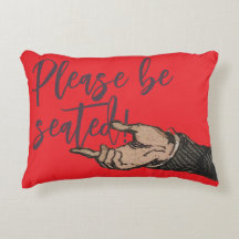 Be Seated Vintage Illustration Hand