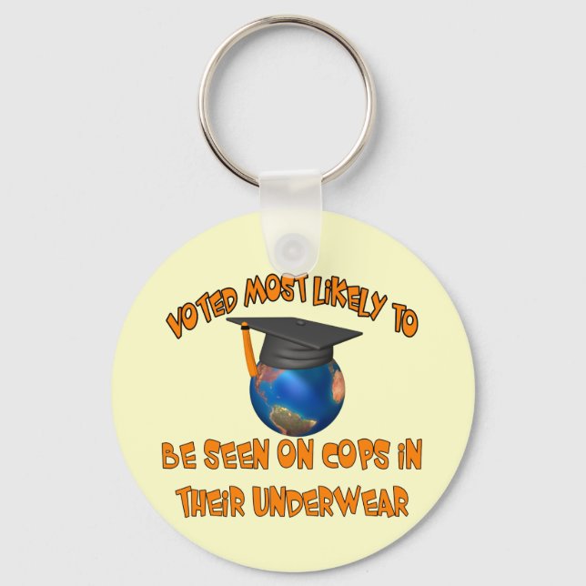 Be Seen On Cops Key Ring (Front)