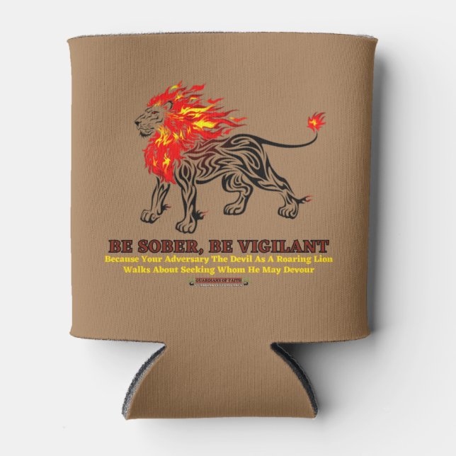 Be Sober Be Vigilant Cooler (Front)