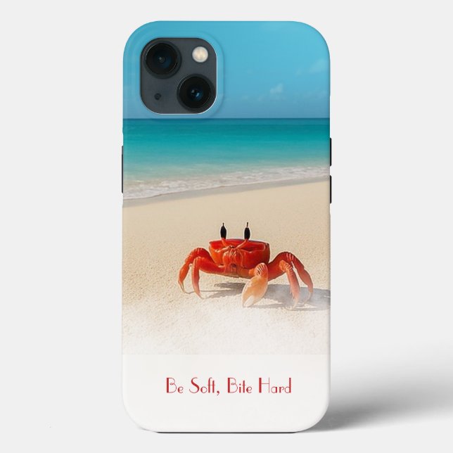 Be Soft, Bite Hard  / iPhone 13 Case Tough (Back)