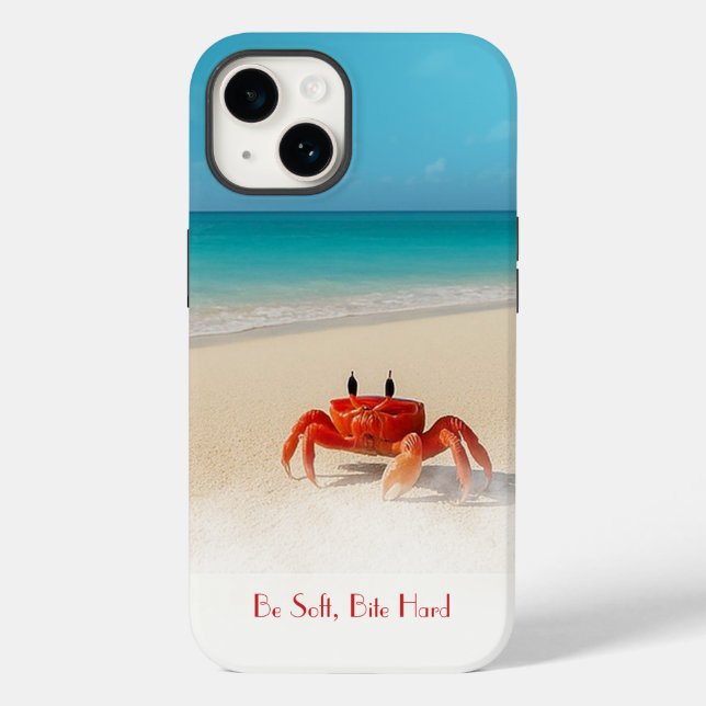 Be Soft, Bite Hard — iPhone 14 Tough Case  (Back)