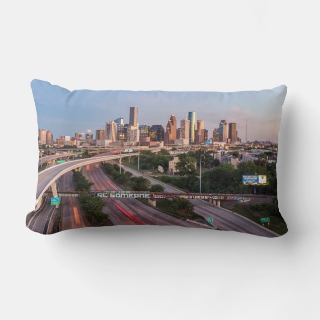 Be Someone in Houston, Texas Lumbar Cushion (Front)