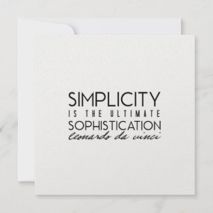 BE SOPHISTICATED 5.25 x 5.25 card